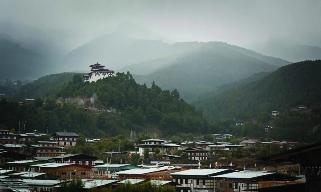 A valley in Bumthang, central Bhutan
