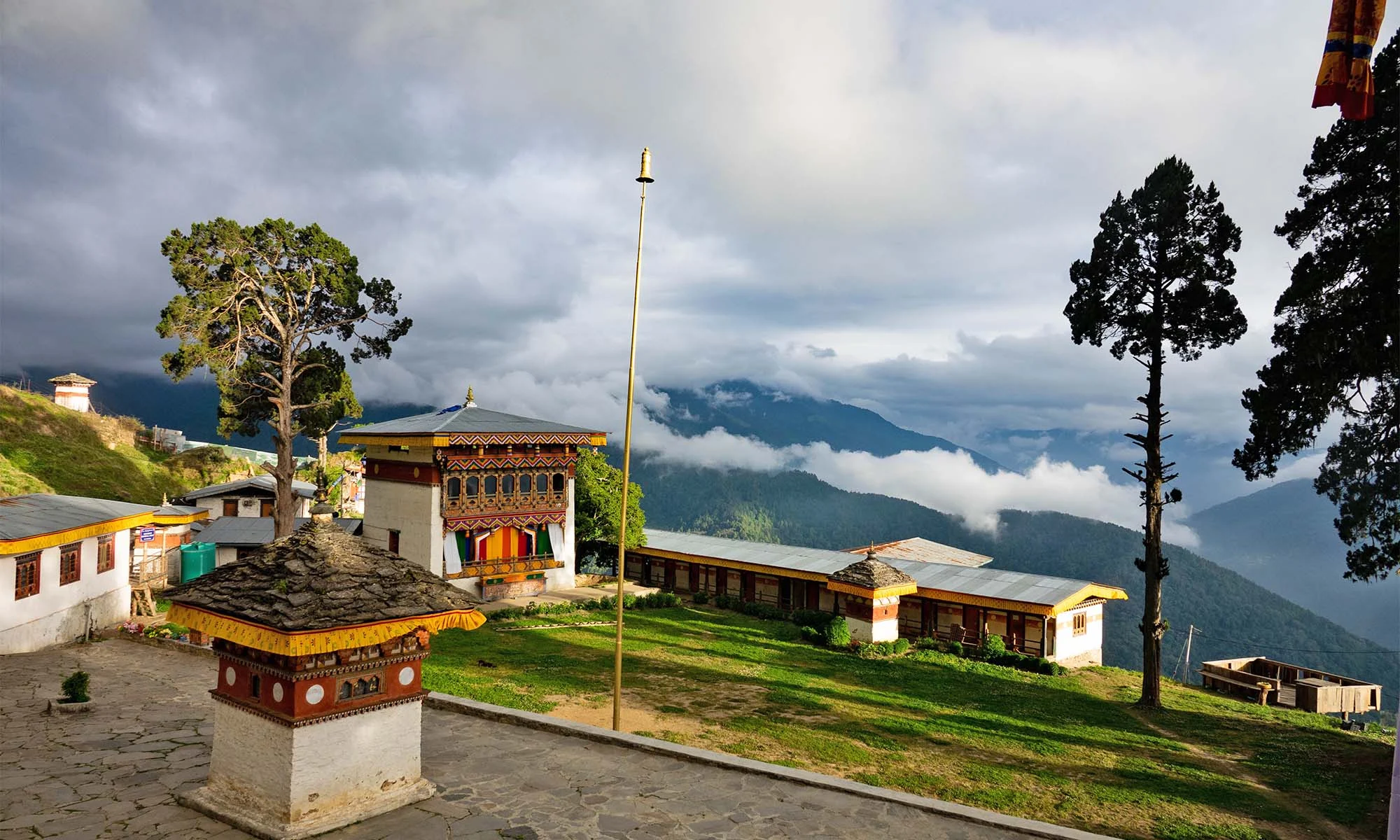 A dzong in Chukha district