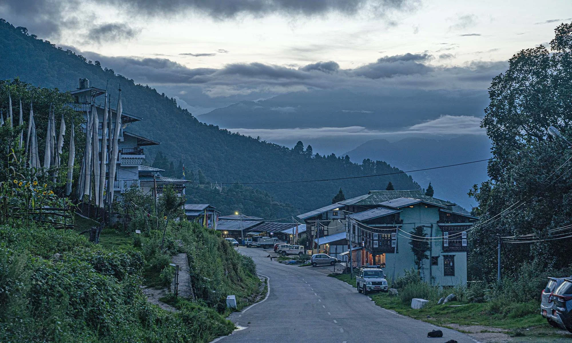 A valley in Mongar, eastern Bhutan